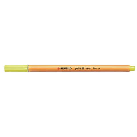 Fineliner Stabilo Point 88® 0,4 mm giallo neon 88/024
